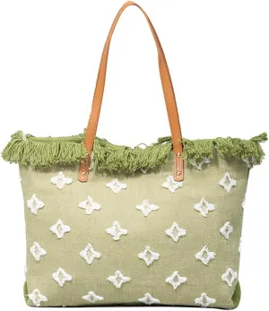 Canvas Handbag for Women Bohemian Tote Bag Large Top Handle Bag Summer Beach Bag Hobo Bag with Tassels Shoulder Bag