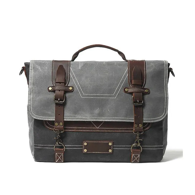 Canvas Messenger Bag for Men Durable