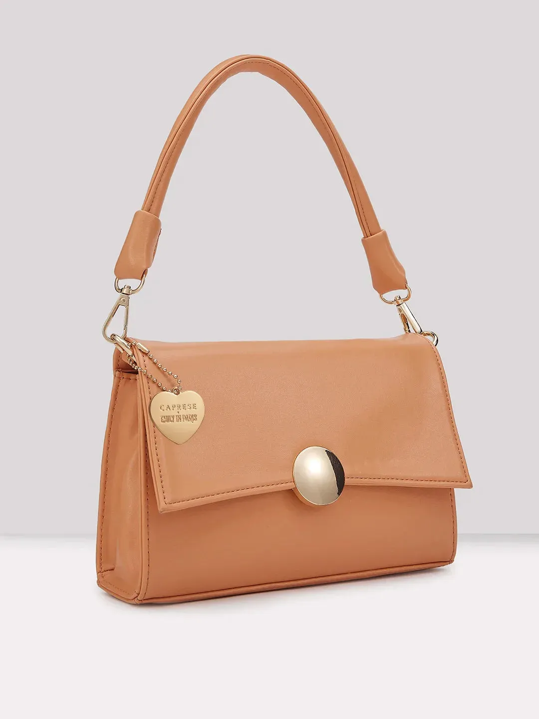 Caprese Emily In Paris Medium Beige Hobo Bag