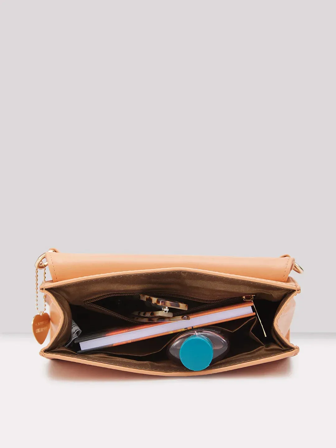Caprese Emily In Paris Medium Beige Hobo Bag