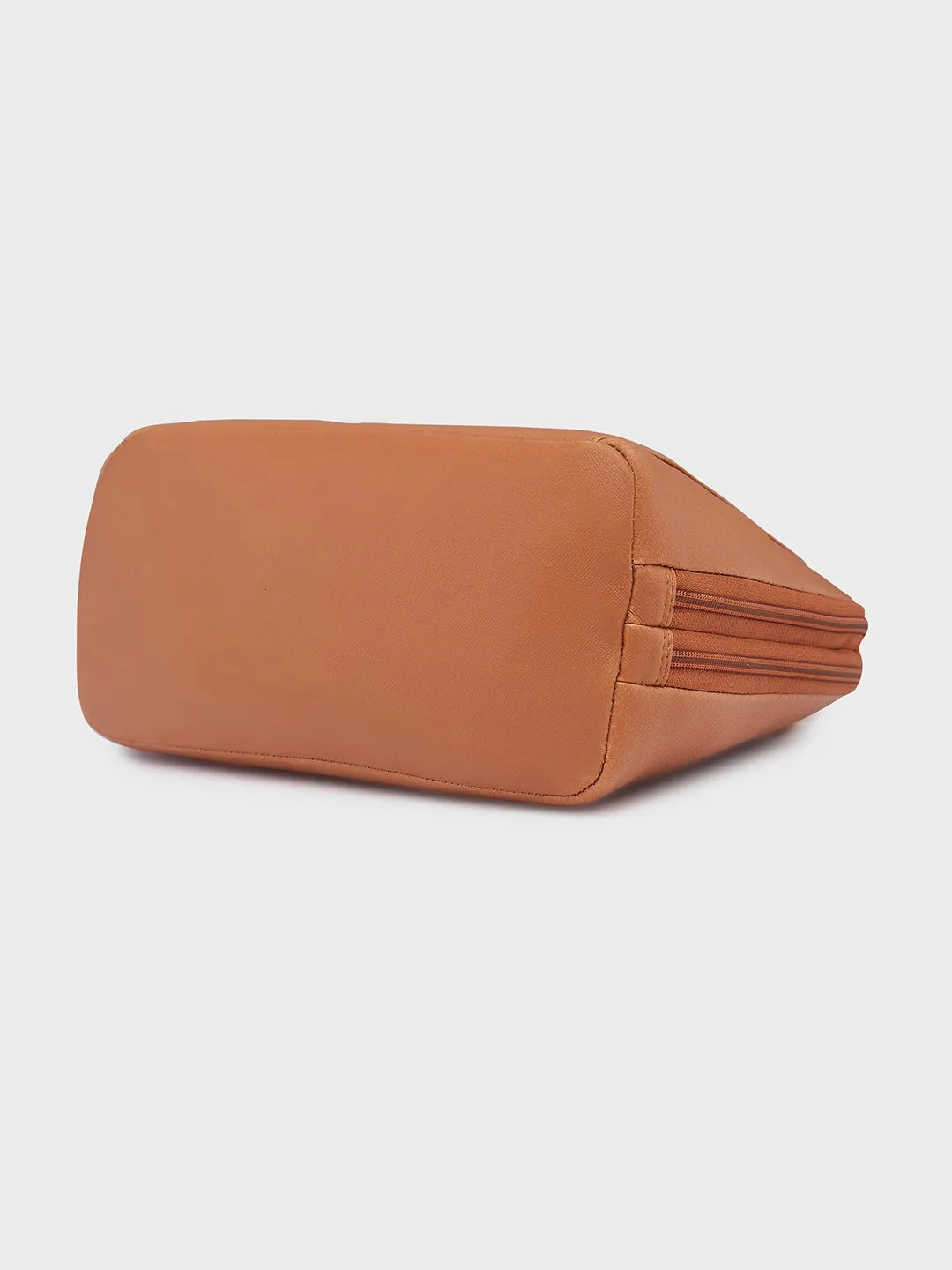 Caprese Montana Small Tan Satchel Bag