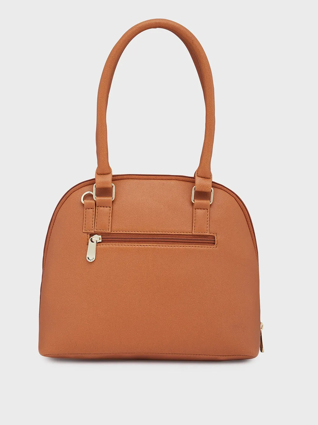 Caprese Montana Small Tan Satchel Bag