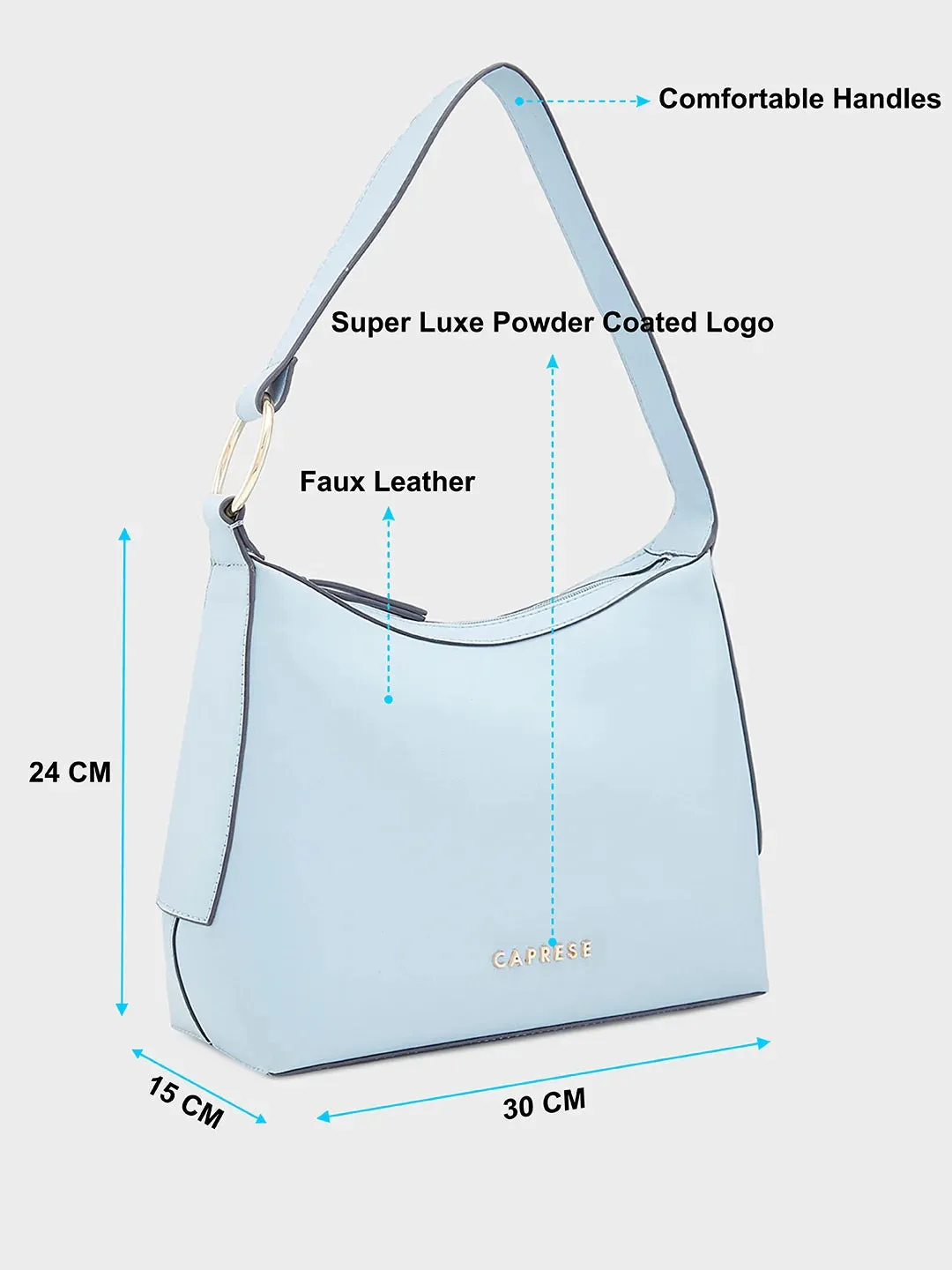 Caprese Olbia Medium Powder Hobo Bag