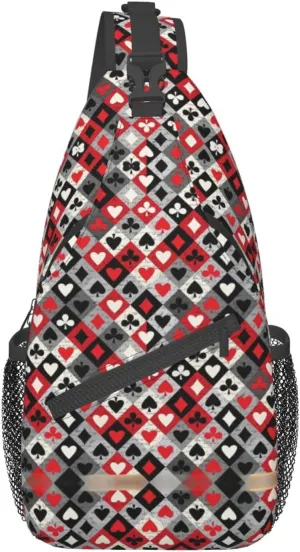 Carttoon Cat Crossbody Bag Chest Shoulder Bag Small Casual Backpack Suitable For Women Men Hiking