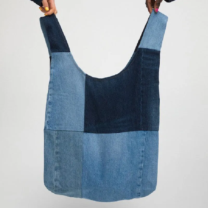 Casual Patchwork Contrast Bags