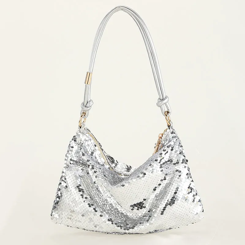 Casual Solid Sequins Patchwork Bags(5 Colors)