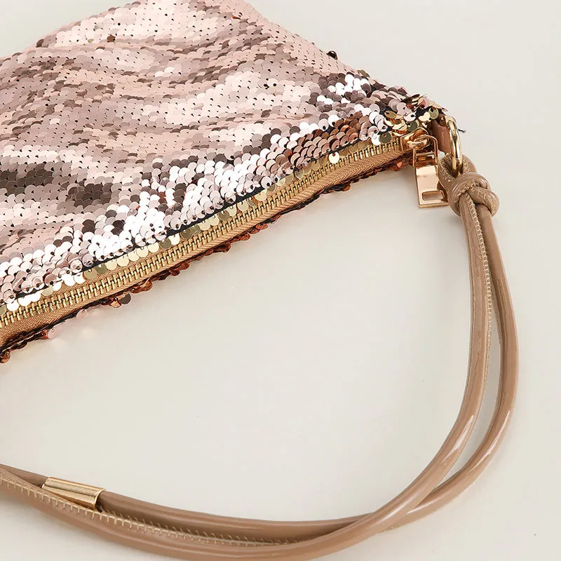 Casual Solid Sequins Patchwork Bags(5 Colors)