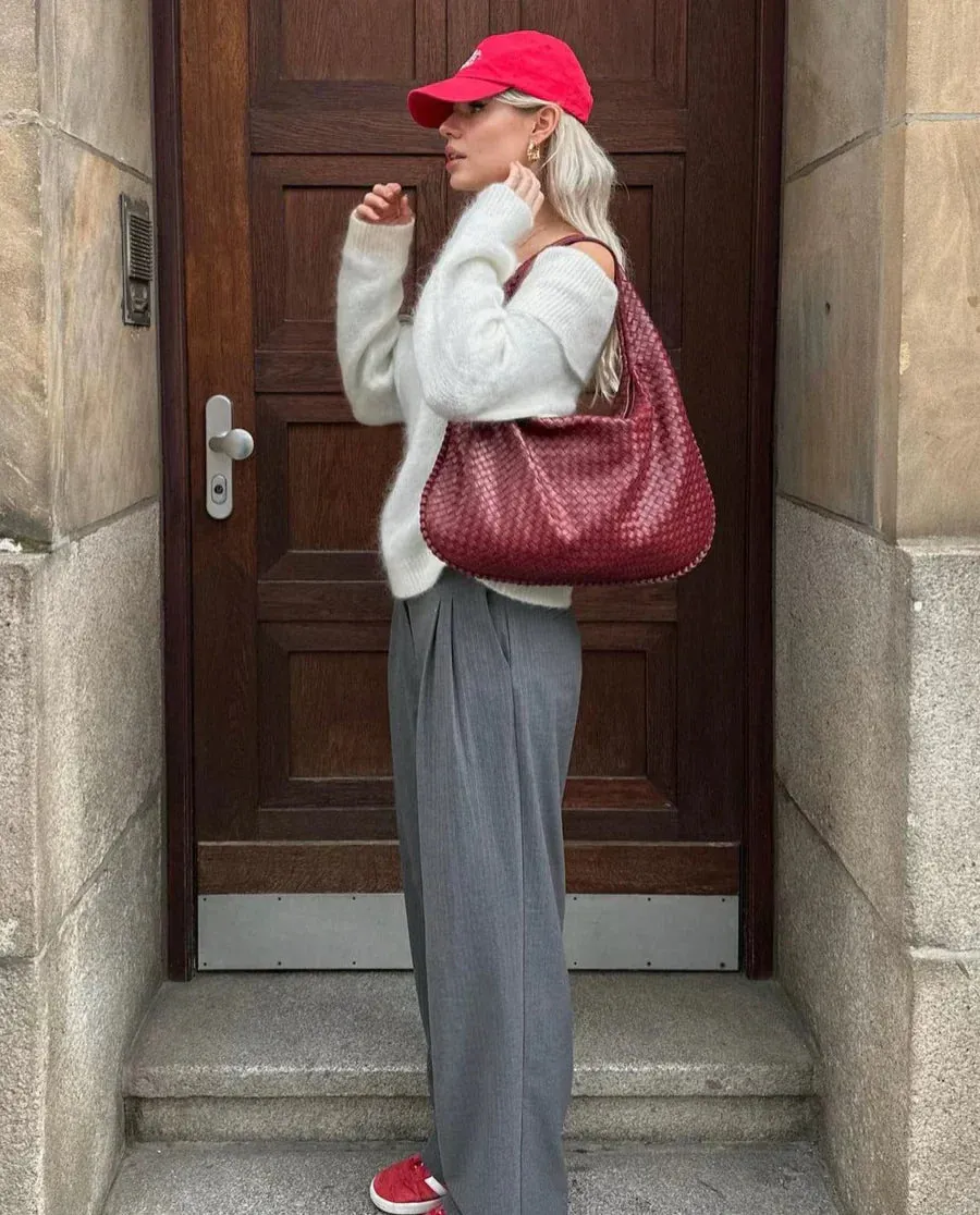 Celeste Woven Hobo Bag | Elegant & Versatile | Perfect for Everyday Chic