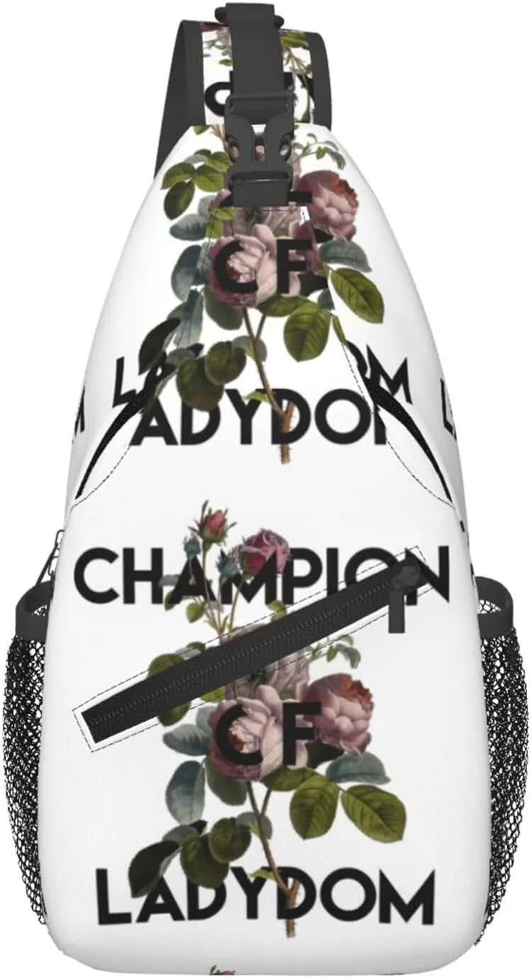 Champion Ladydom Chest Sling Bag Crossbody Shoulder Backpack Bag Gym Cycling Daypack Travel Hiking Cross Bag