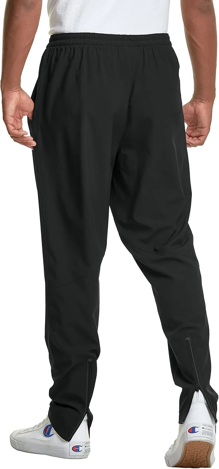 Champion Men's MVP Lightweight Woven Moisture Wicking Athletic Pants, 30.5"