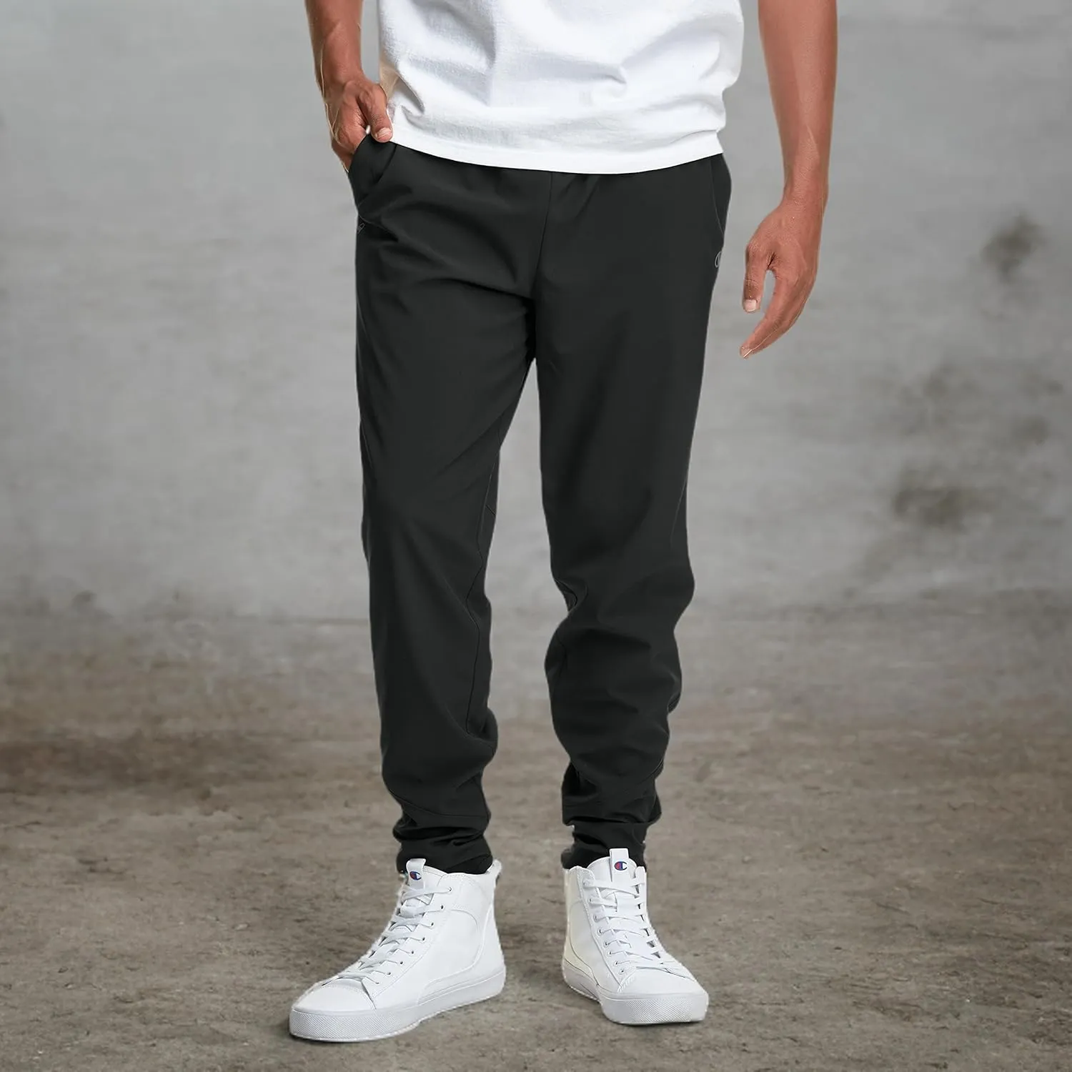Champion Men's MVP Lightweight Woven Moisture Wicking Athletic Pants, 30.5"