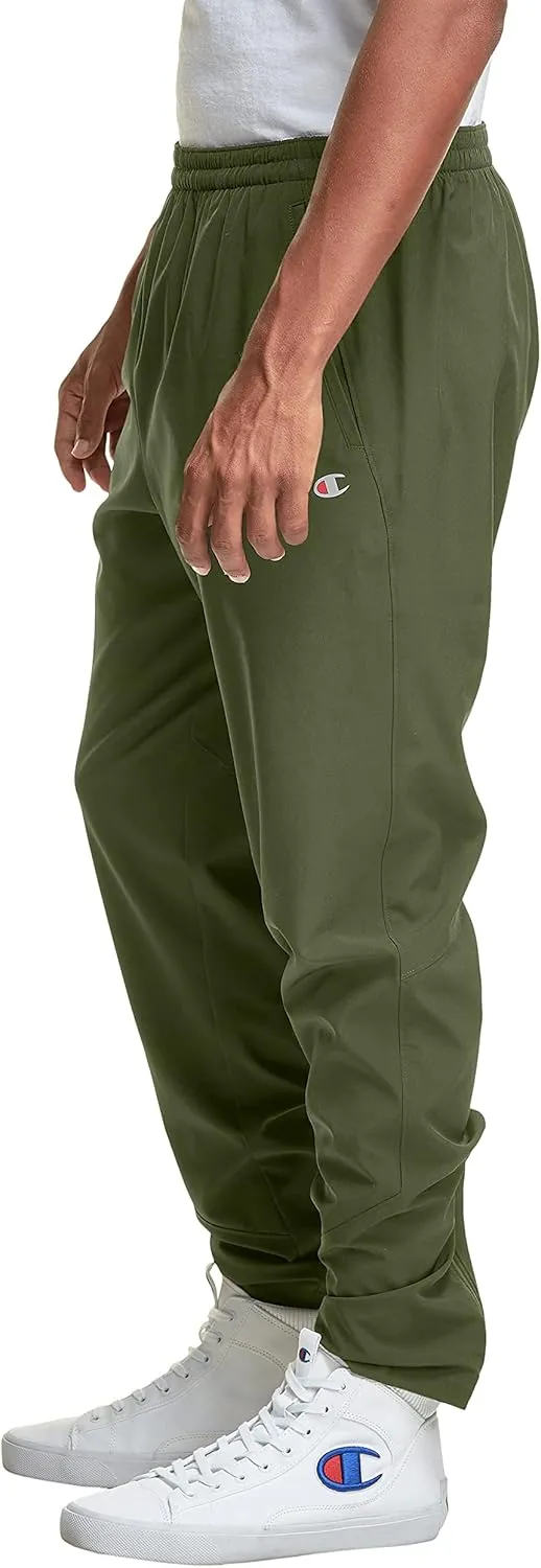 Champion Men's MVP Lightweight Woven Moisture Wicking Athletic Pants, 30.5"