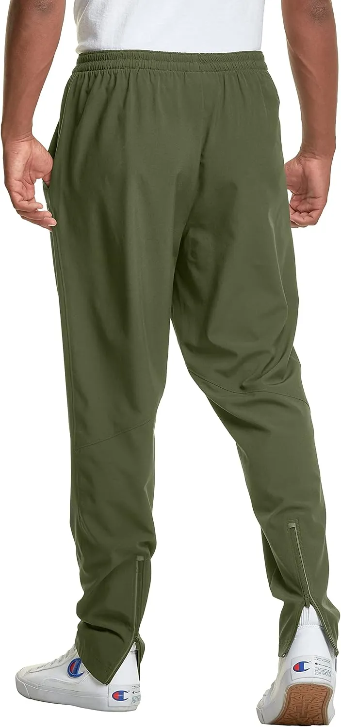 Champion Men's MVP Lightweight Woven Moisture Wicking Athletic Pants, 30.5"