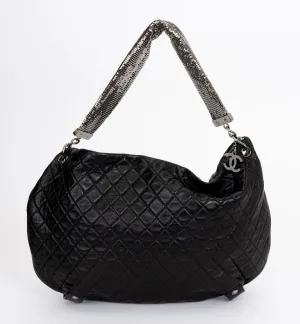 Chanel Black Mesh Chain Mail Bag