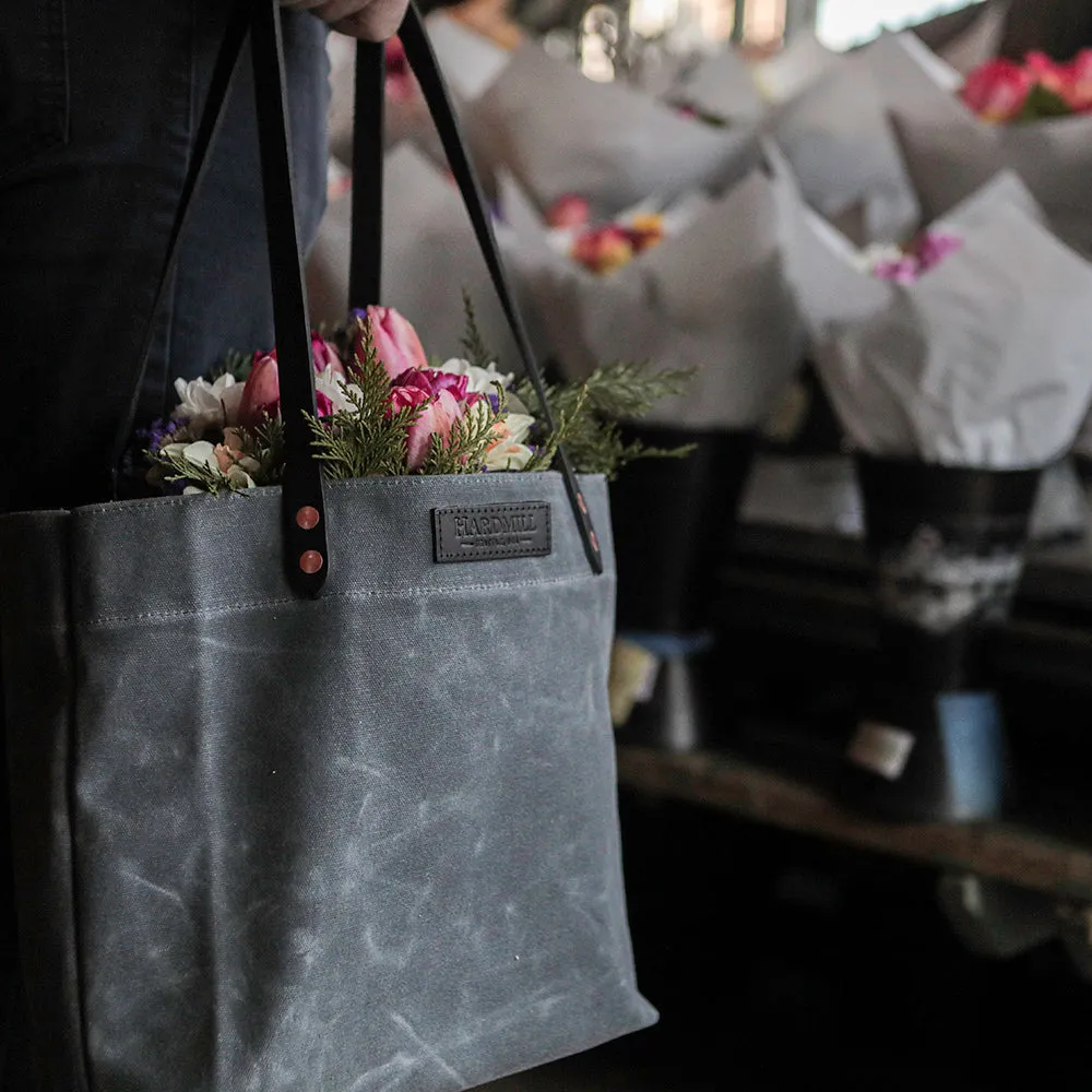 Charcoal Waxed Canvas Bags