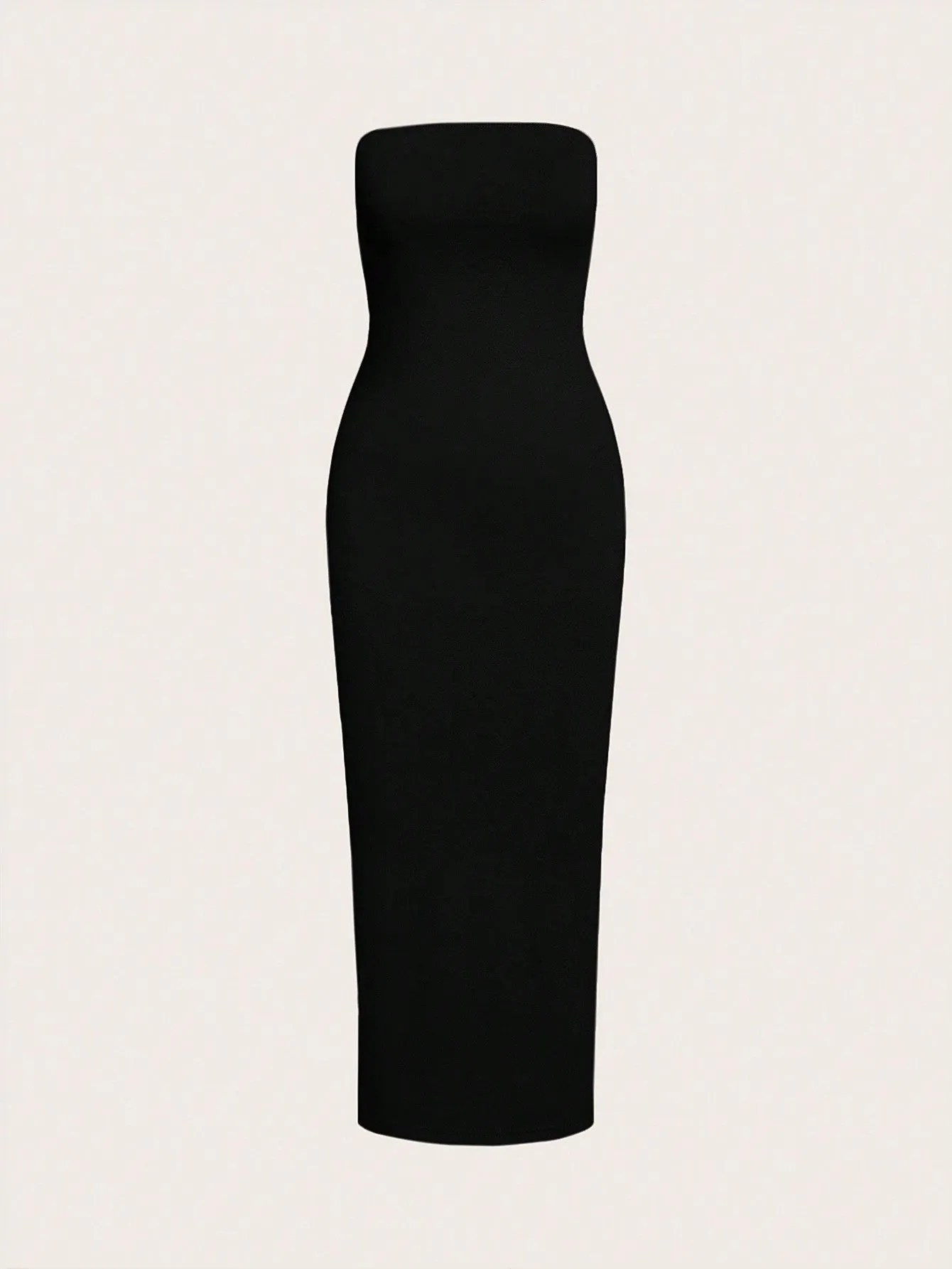 Cherry Vibes: Vestido Casual Ajustado sin Tirantes para Mujer