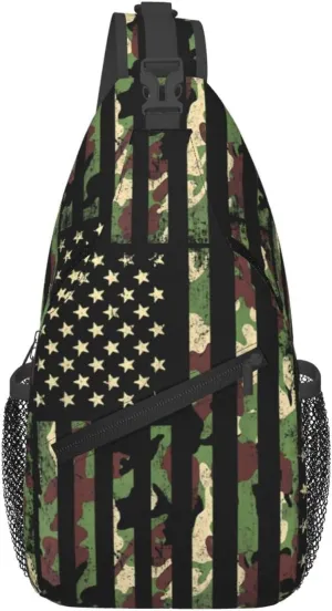 Chest Sling Bag Crossbody Shoulder Backpack Bag Gym Cycling Travel Hiking Daypack Cross Bag