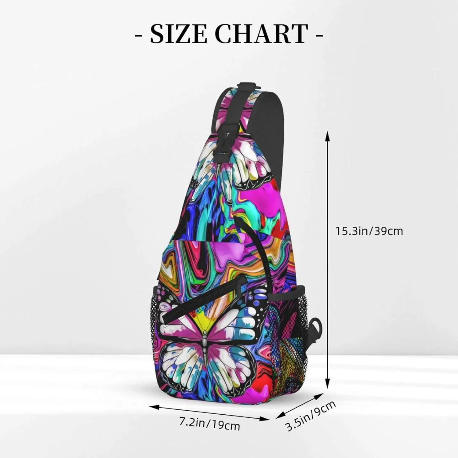 Chest Sling Bag Crossbody Shoulder Backpack Bag Gym Cycling Travel Hiking Daypack Cross Bag