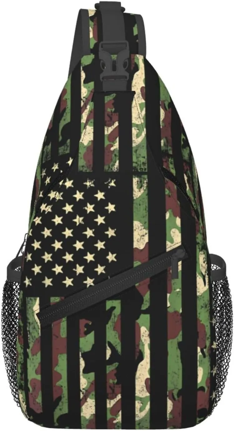 Chest Sling Bag Crossbody Shoulder Backpack Bag Gym Cycling Travel Hiking Daypack Cross Bag