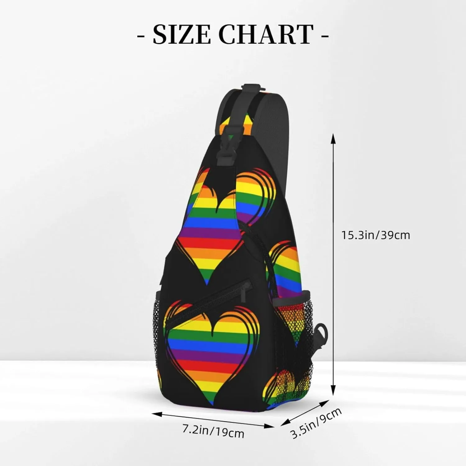 Chest Sling Bag Crossbody Shoulder Backpack Bag Gym Cycling Travel Hiking Daypack Cross Bag