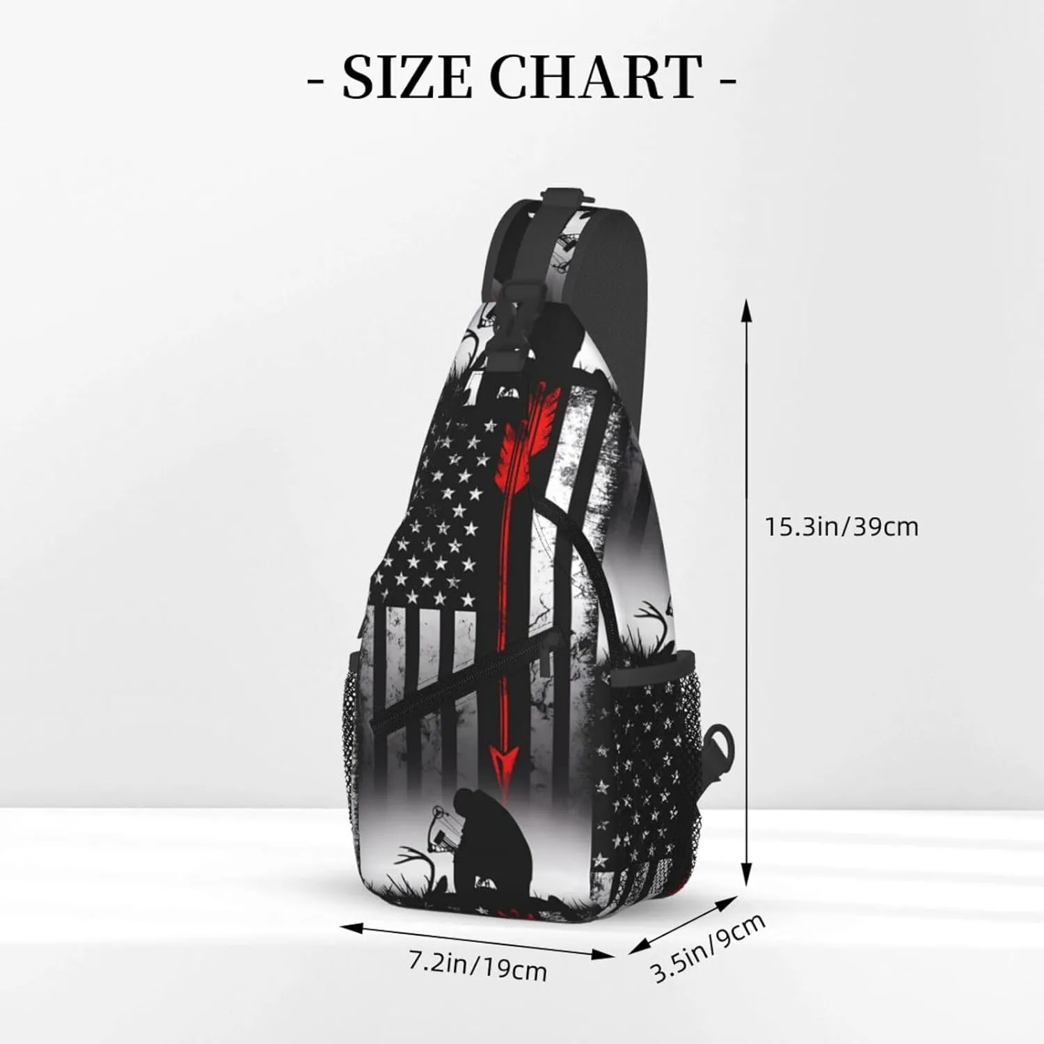Chest Sling Bag Crossbody Shoulder Backpack Bag Gym Cycling Travel Hiking Daypack Cross Bag