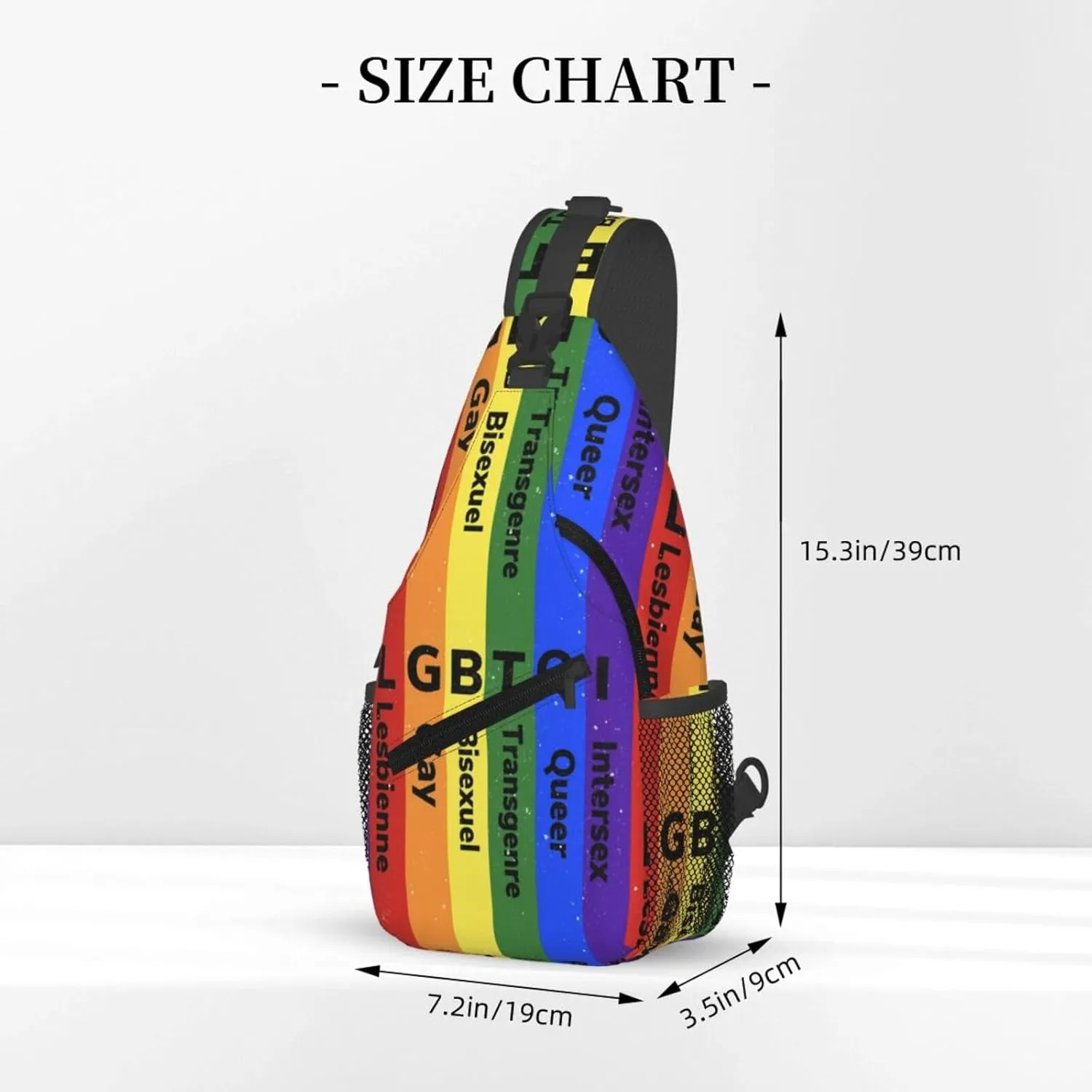 Chest Sling Bag Crossbody Shoulder Backpack Bag Gym Cycling Travel Hiking Daypack Cross Bag
