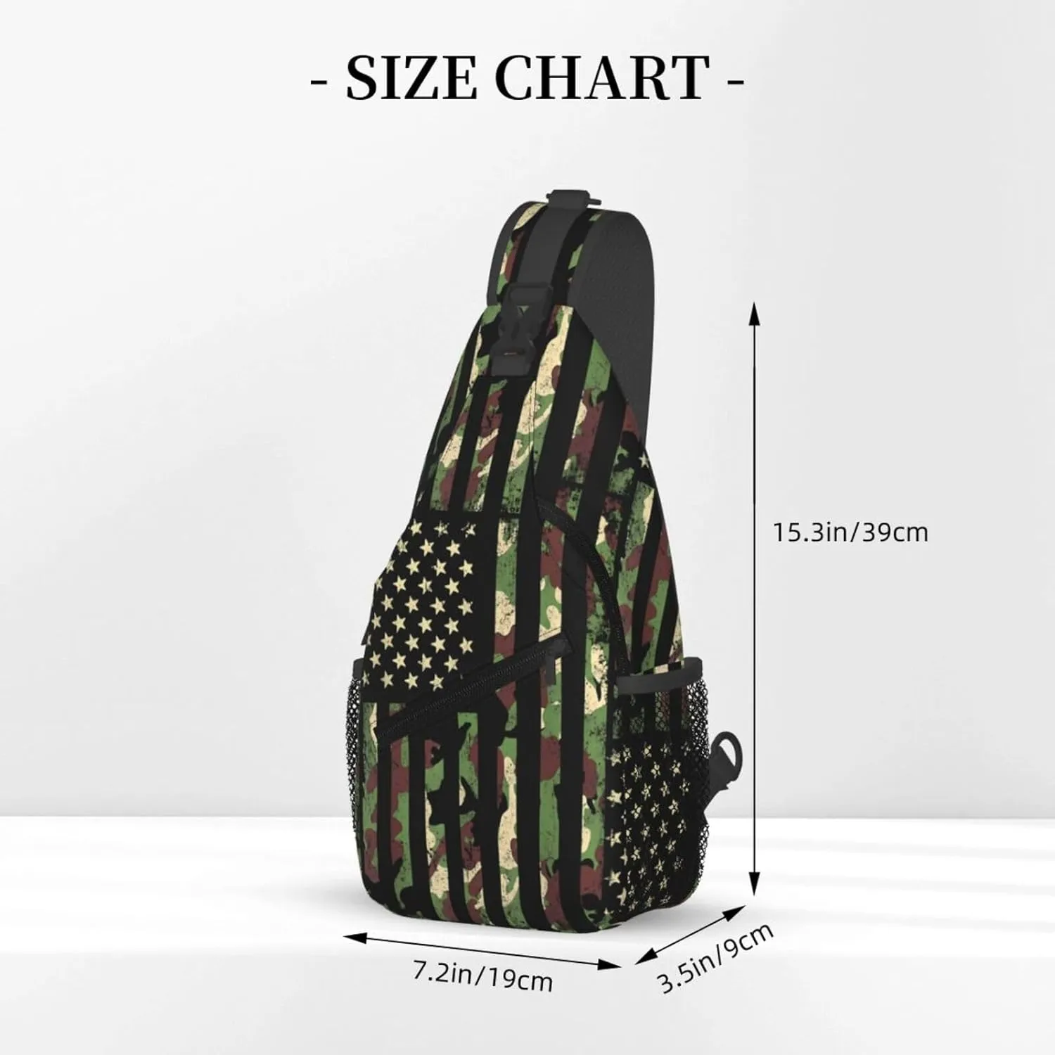 Chest Sling Bag Crossbody Shoulder Backpack Bag Gym Cycling Travel Hiking Daypack Cross Bag