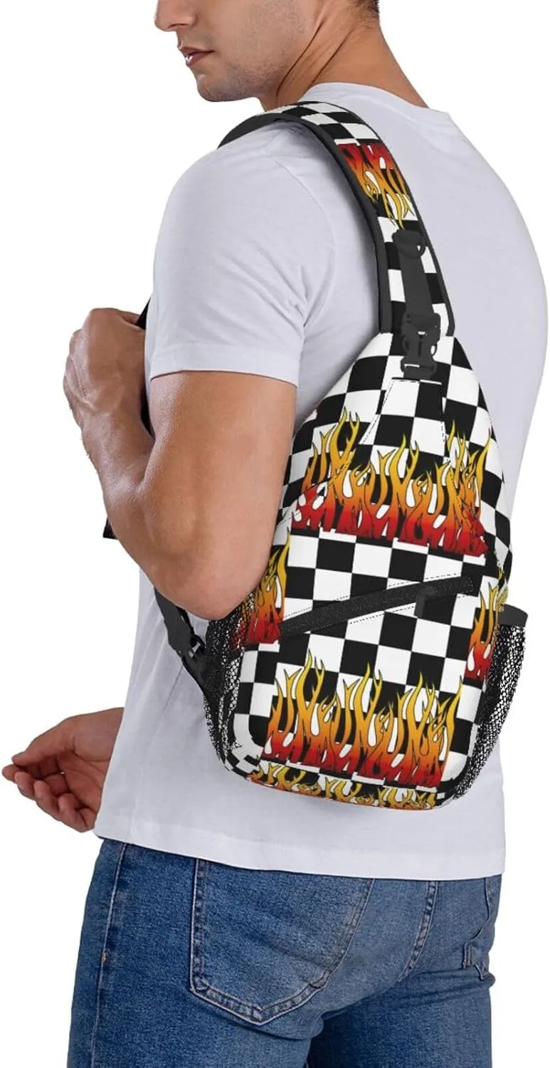 Chest Sling Bag Crossbody Shoulder Backpack Bag Gym Cycling Travel Hiking Daypack Cross Bag