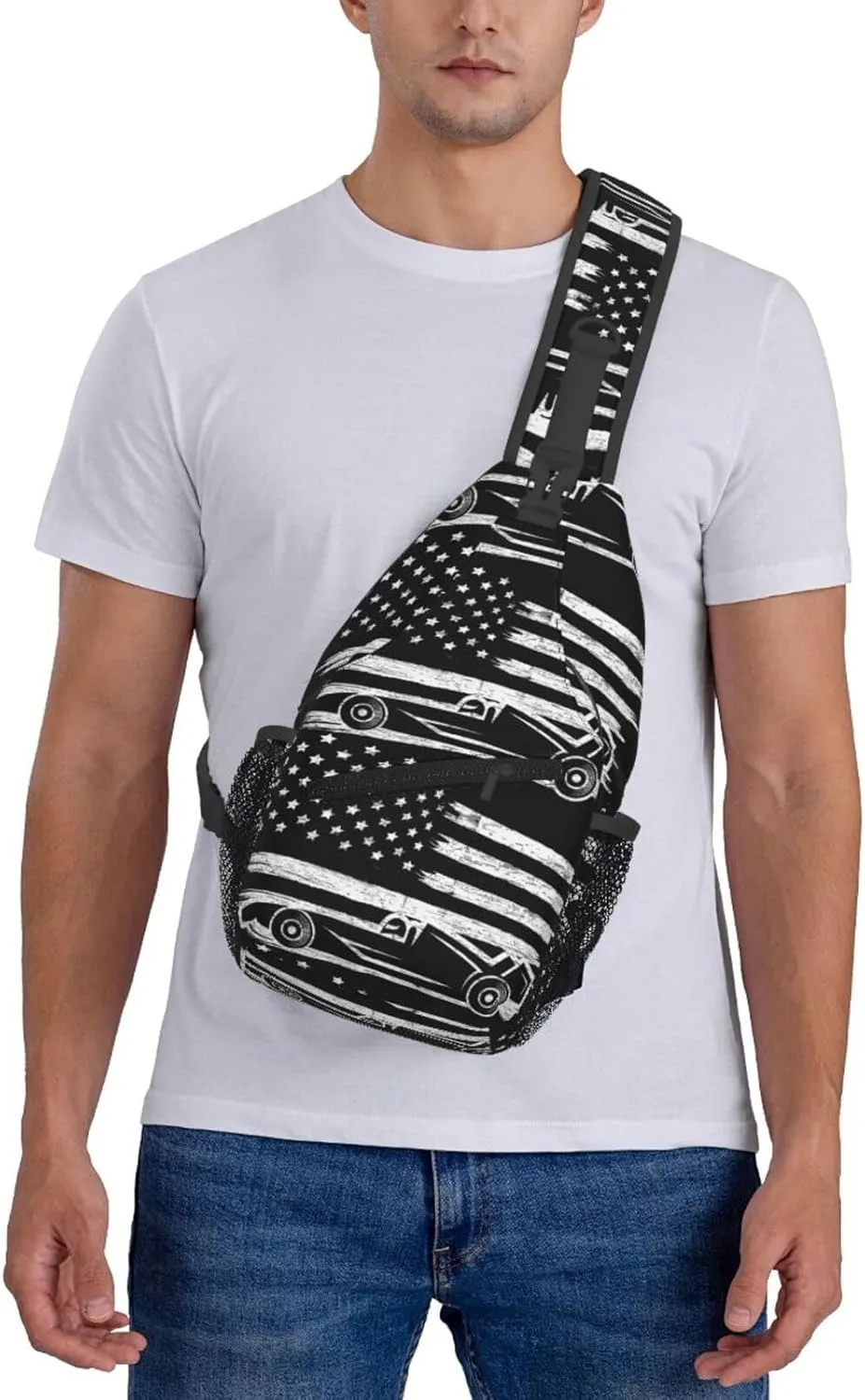 Chest Sling Bag Crossbody Shoulder Backpack Bag Gym Cycling Travel Hiking Daypack Cross Bag