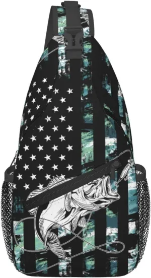Chest Sling Bag Crossbody Shoulder Backpack Bag Gym Cycling Travel Hiking Daypack Cross Bag