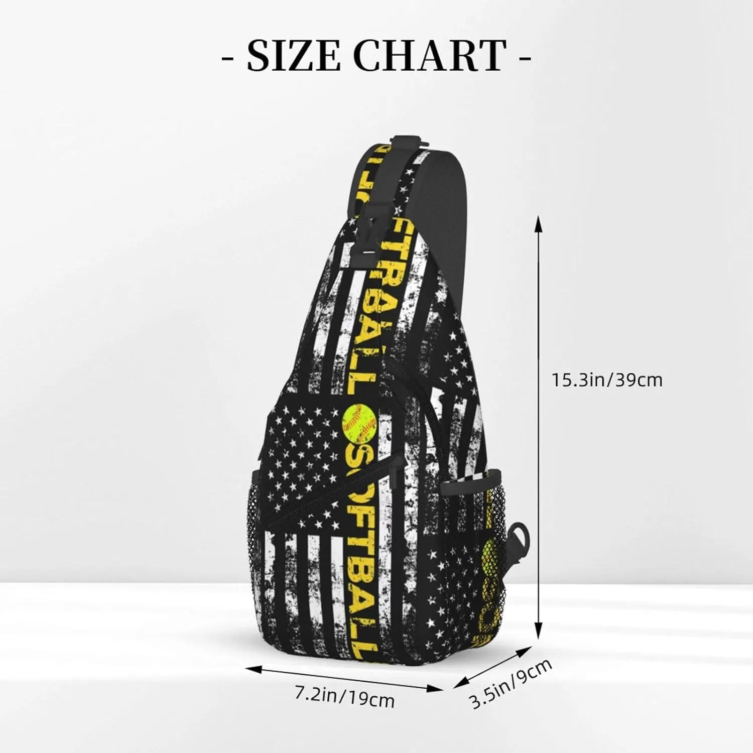 Chest Sling Bag Crossbody Shoulder Backpack Bag Gym Cycling Travel Hiking Daypack Cross Bag