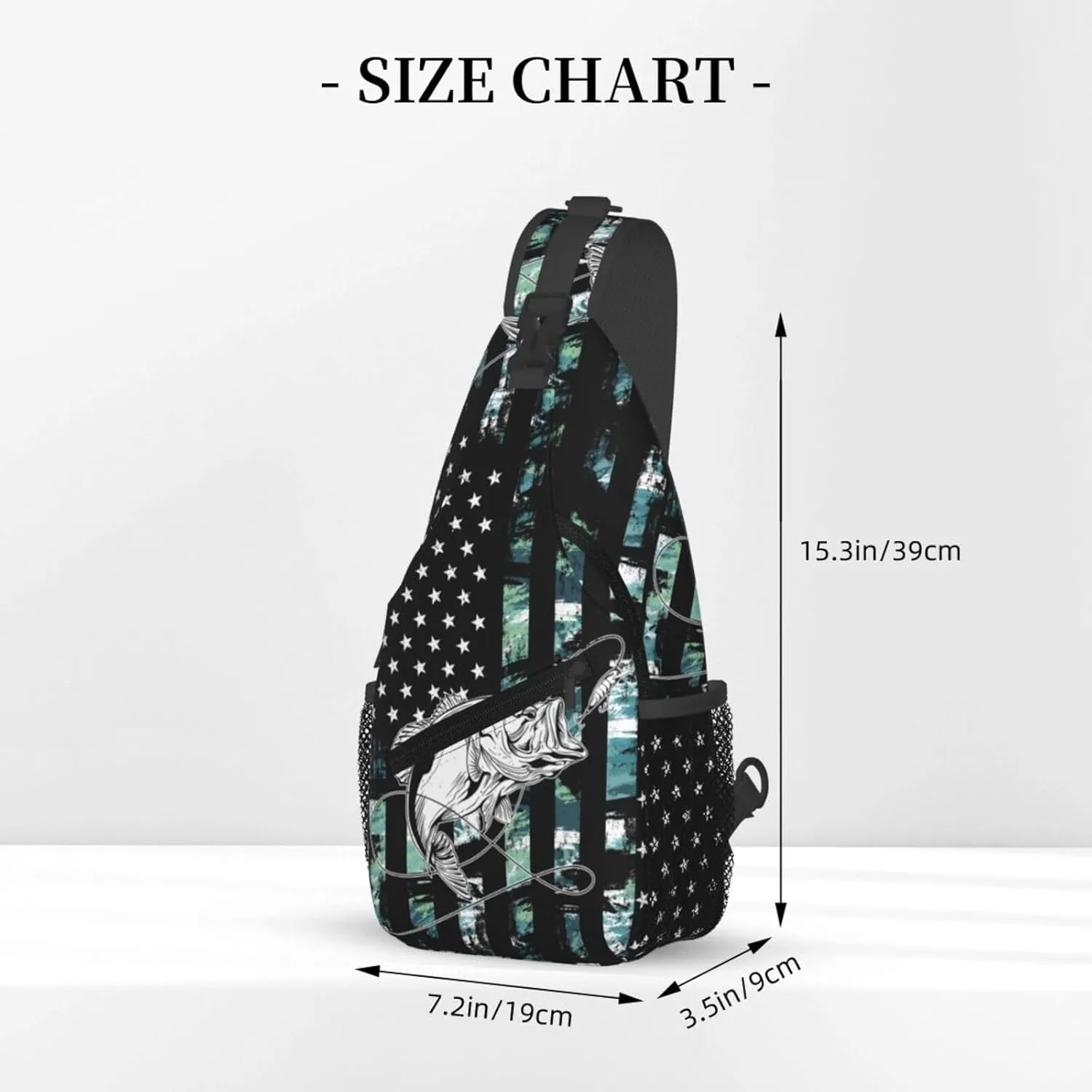 Chest Sling Bag Crossbody Shoulder Backpack Bag Gym Cycling Travel Hiking Daypack Cross Bag