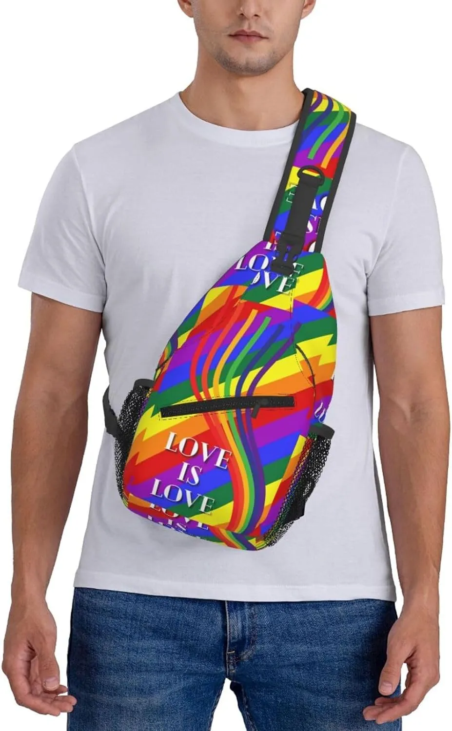 Chest Sling Bag Crossbody Shoulder Backpack Bag Gym Cycling Travel Hiking Daypack Cross Bag