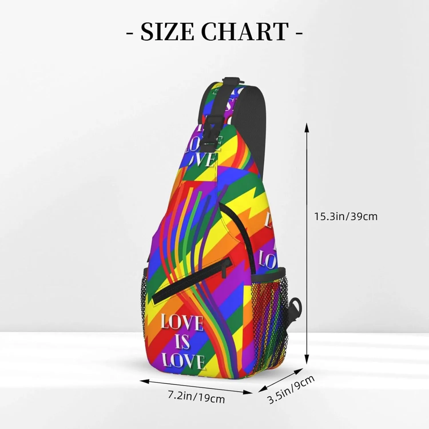 Chest Sling Bag Crossbody Shoulder Backpack Bag Gym Cycling Travel Hiking Daypack Cross Bag