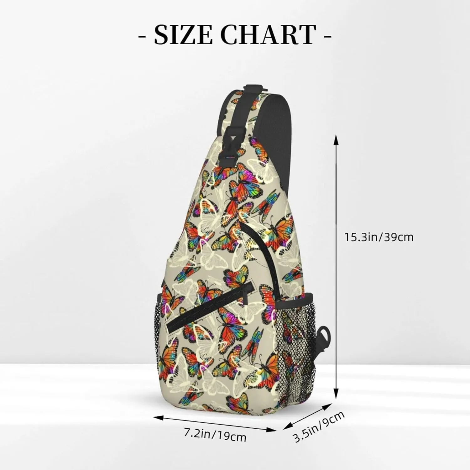 Chest Sling Bag Crossbody Shoulder Backpack Bag Gym Cycling Travel Hiking Daypack Cross Bag