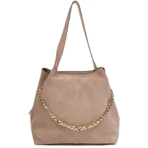 Chiara Suede W. Gold - Beige