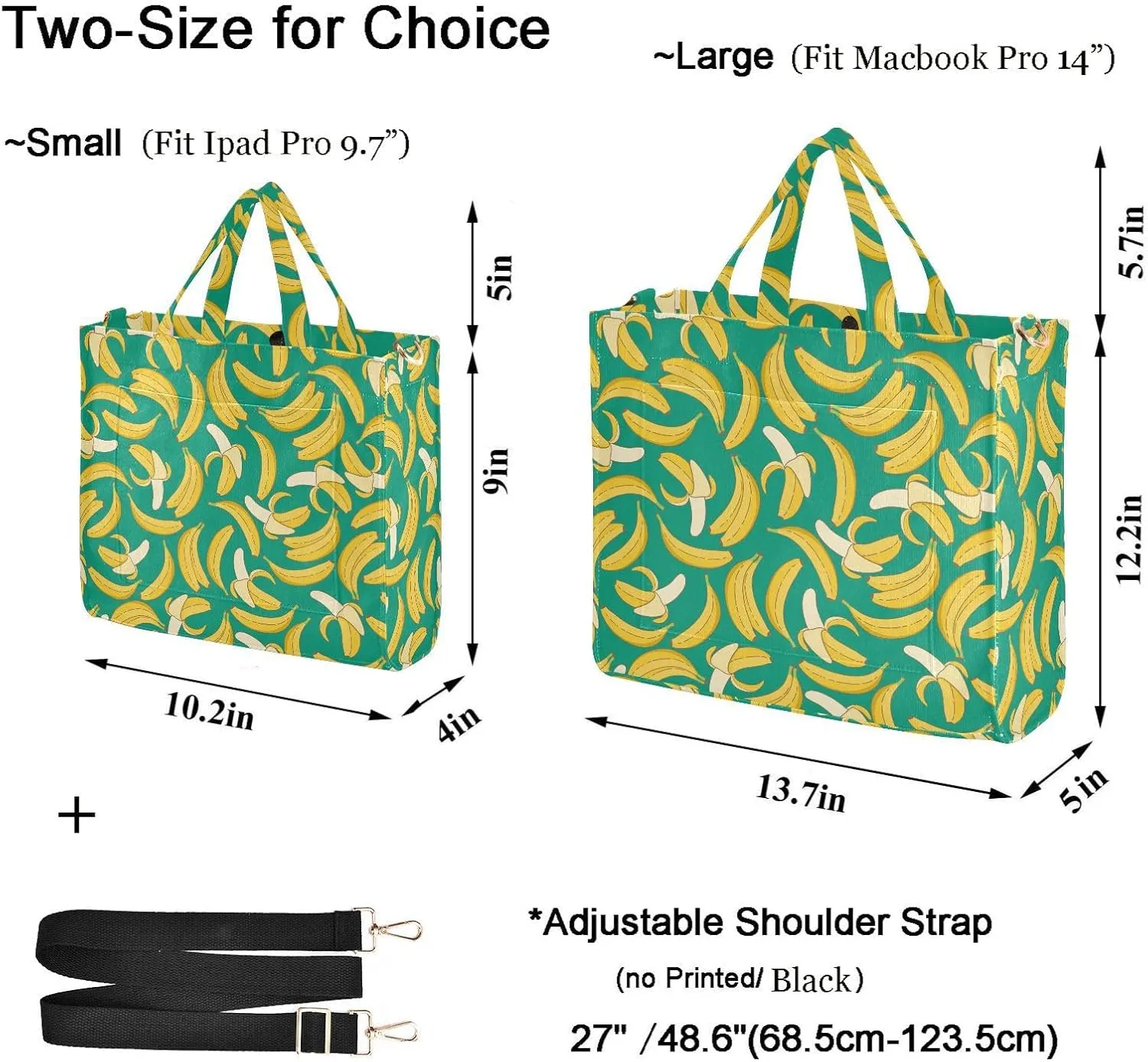 Chic Lifelike Pattern Corduroy Satchel Tote Shoulder Bag for Men Women Weekender Travel Beach Shopping Gym