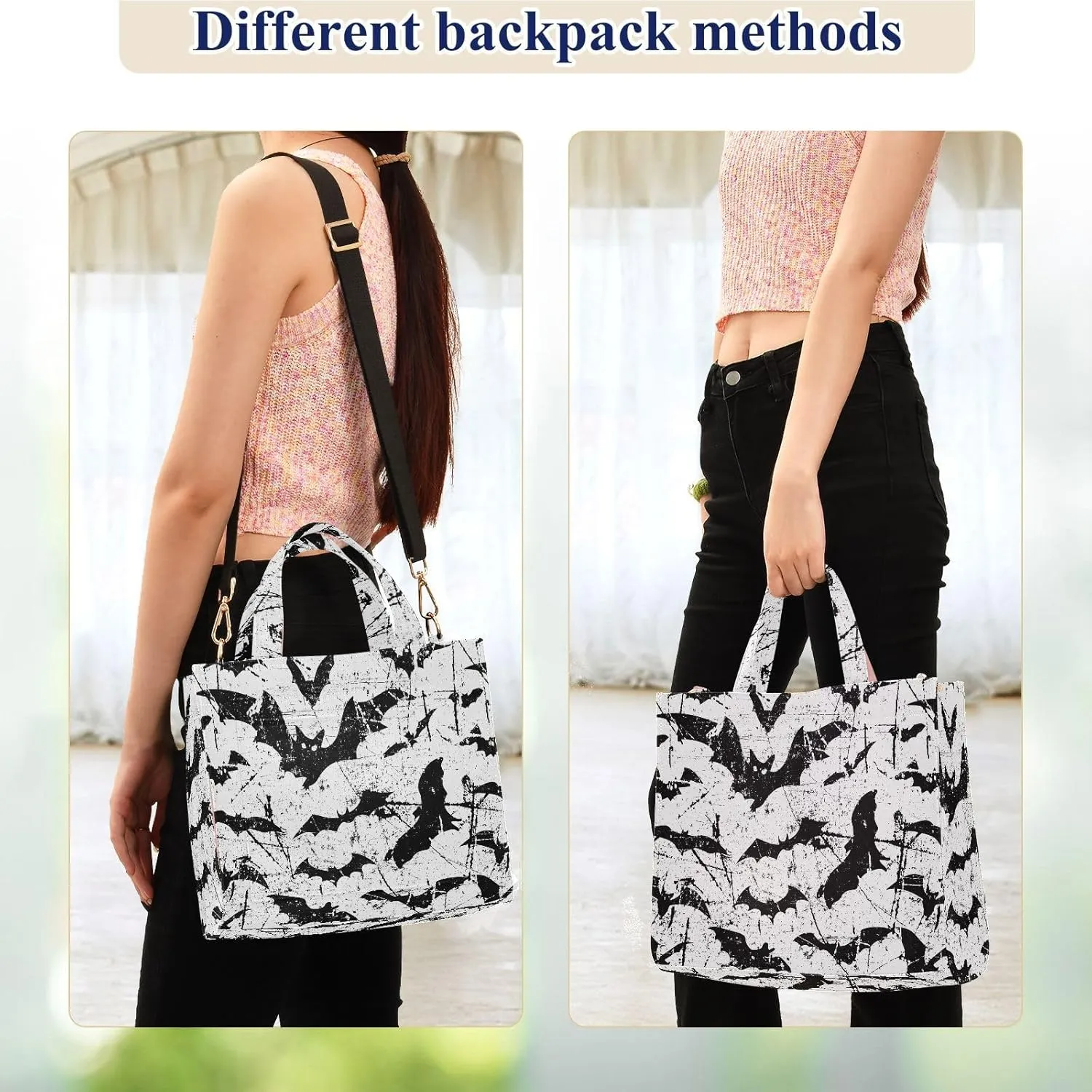 Chic Lifelike Pattern Corduroy Satchel Tote Shoulder Bag for Men Women Weekender Travel Beach Shopping Gym