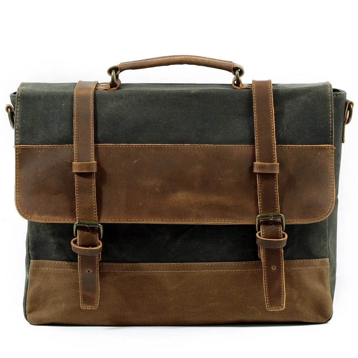 Classic Waxed Canvas Messenger Bag
