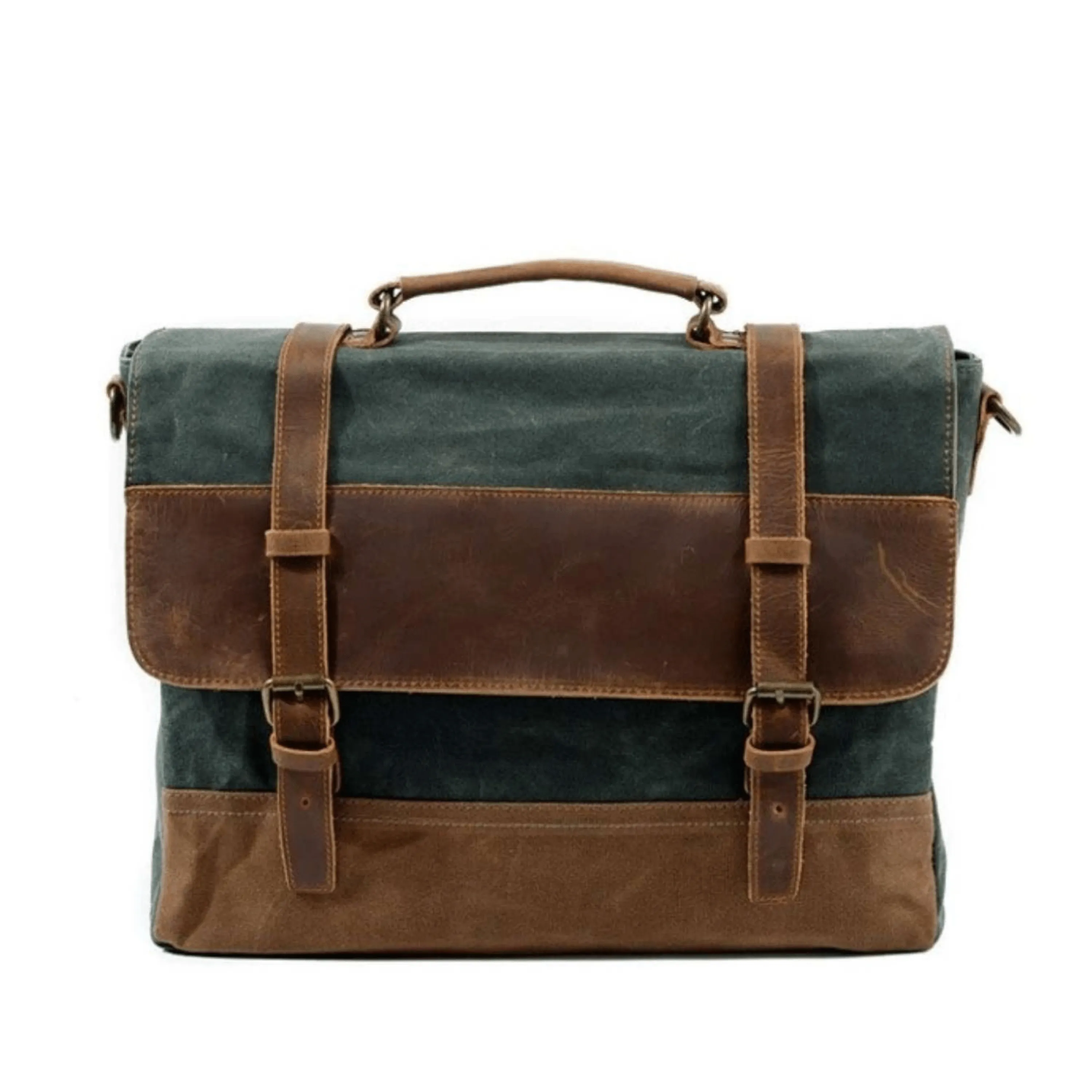 Classic Waxed Canvas Messenger Bag