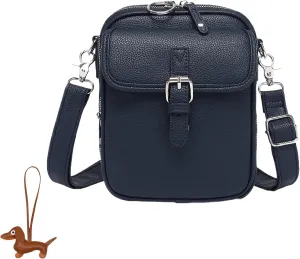 Collaboraten1 Crossbody Leather Bag, UrvashiCrossbody Bag, Vintage Double Layer Large Capacity Mini Cross Body Bags