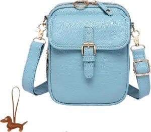 Collaboraten1 Crossbody Leather Bag, UrvashiCrossbody Bag, Vintage Double Layer Large Capacity Mini Cross Body Bags