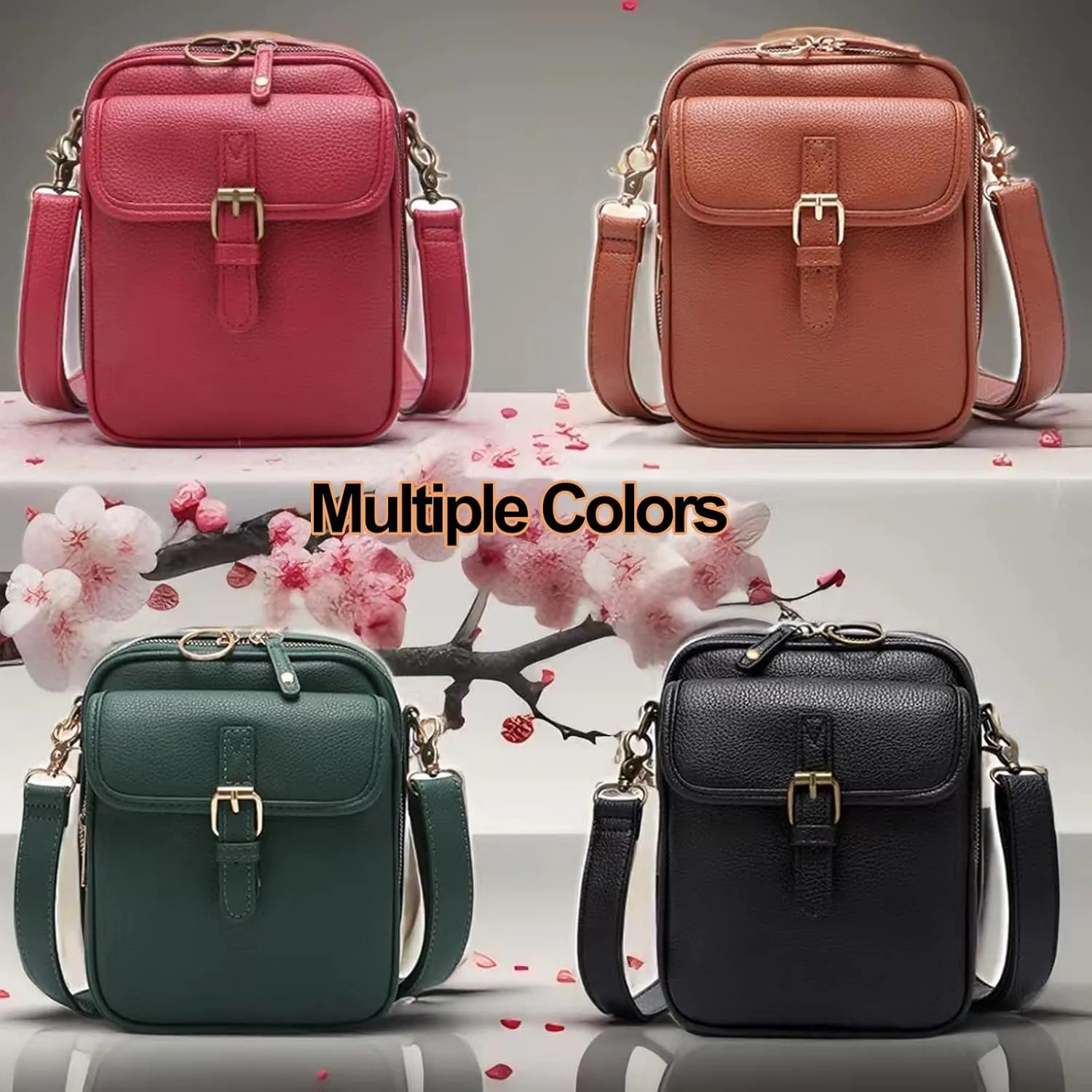 Collaboraten1 Crossbody Leather Bag,Urvashi Crossbody Leather Bag,Tojoyride Crossbody Bag,Small Crossbody Bags for Women Men