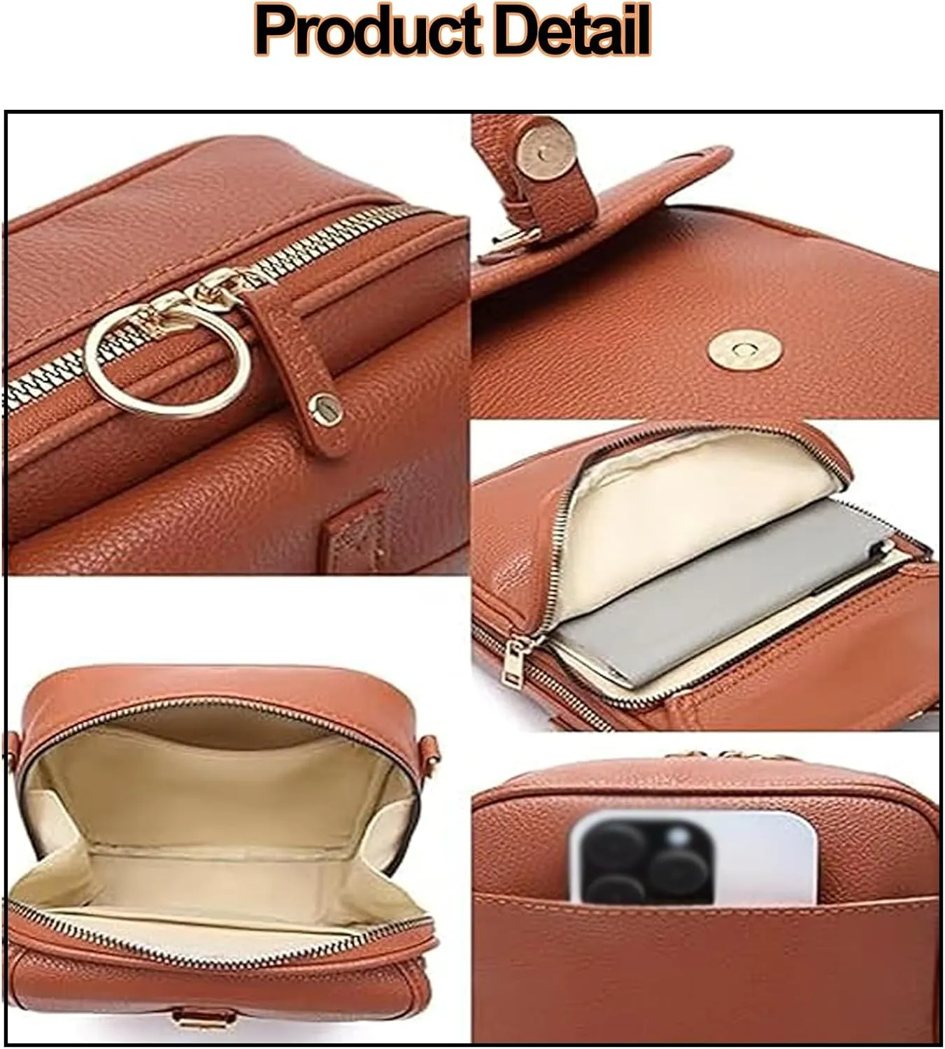 Collaboraten1 Crossbody Leather Bag,Urvashi Crossbody Leather Bag,Tojoyride Crossbody Bag,Small Crossbody Bags for Women Men