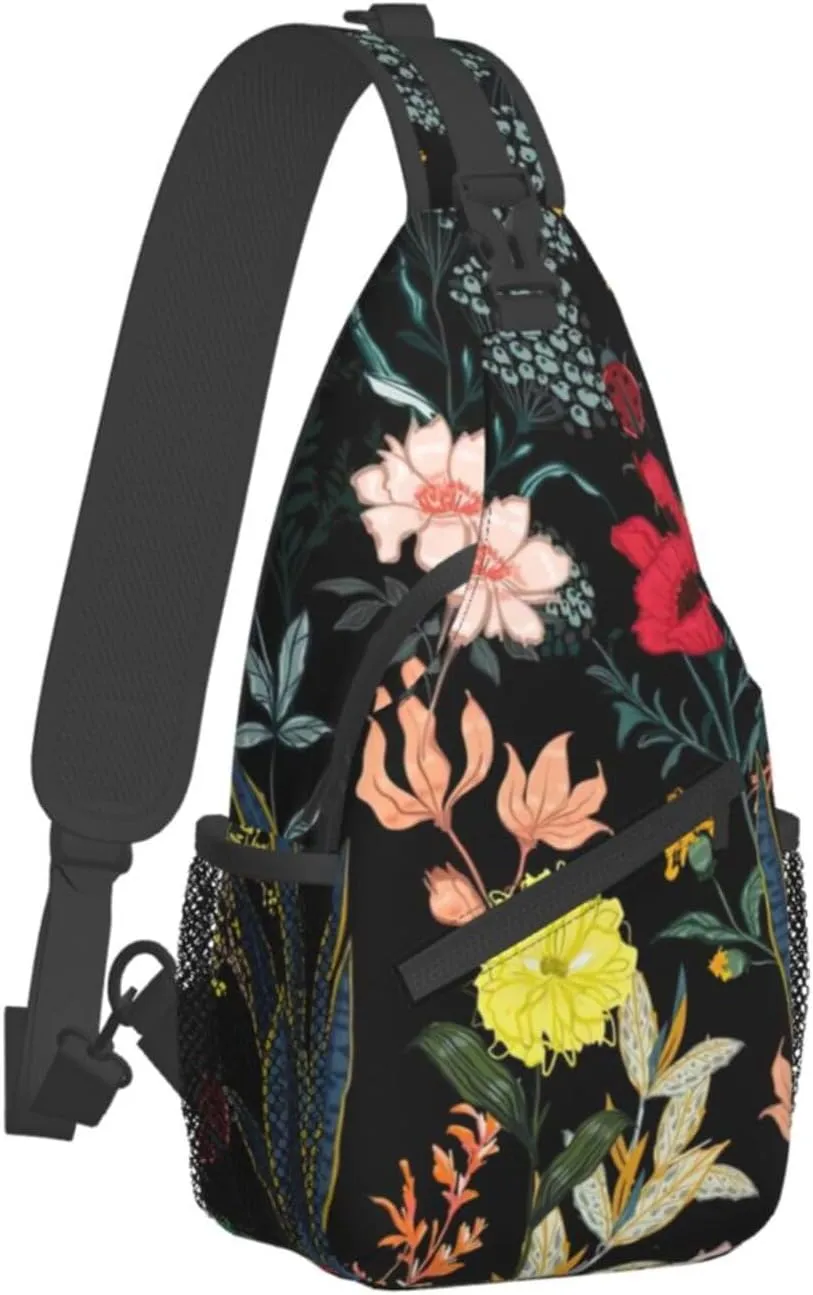 Color Octopus Crossbody Bag Chest Shoulder Bag Small Casual Backpack Suitable For Women Men Hiking