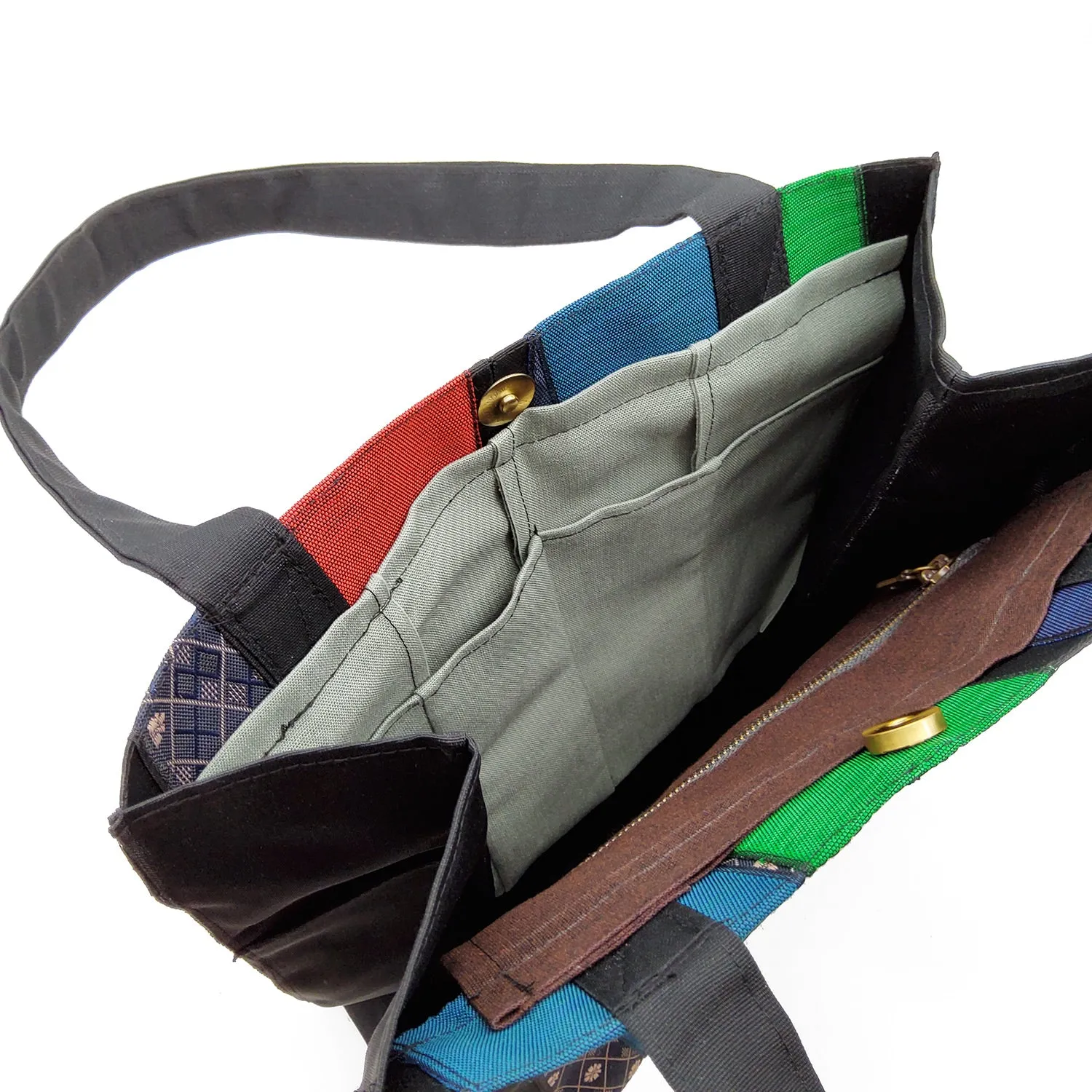Colorful Patchwork Medium Tote Bag