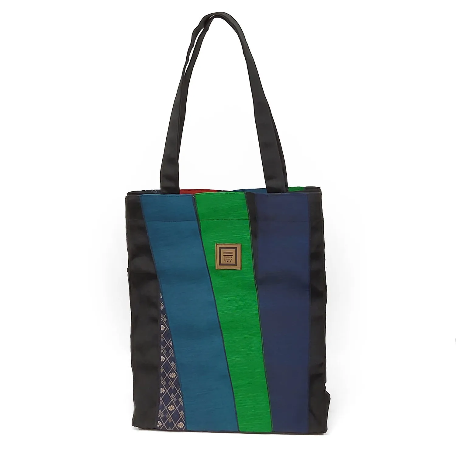 Colorful Patchwork Medium Tote Bag