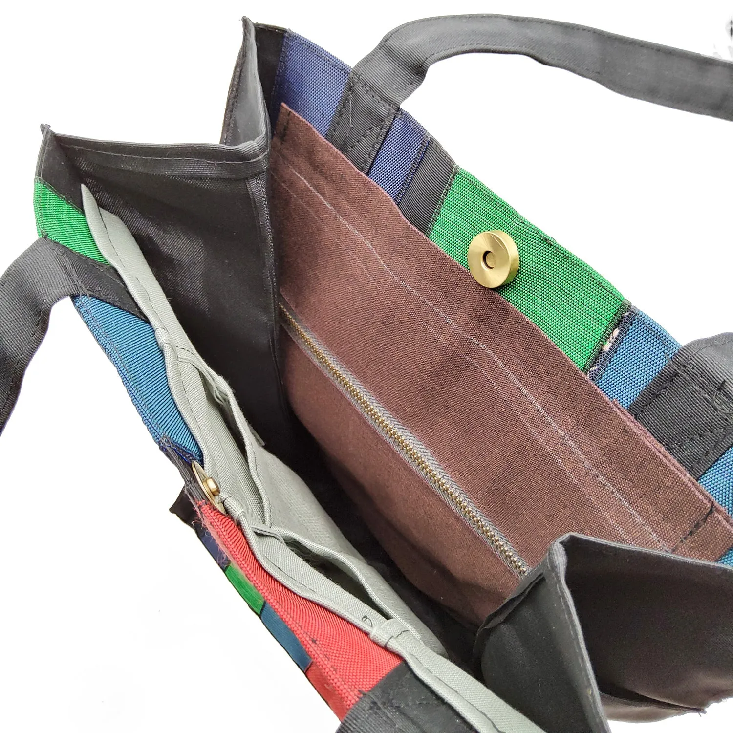 Colorful Patchwork Medium Tote Bag