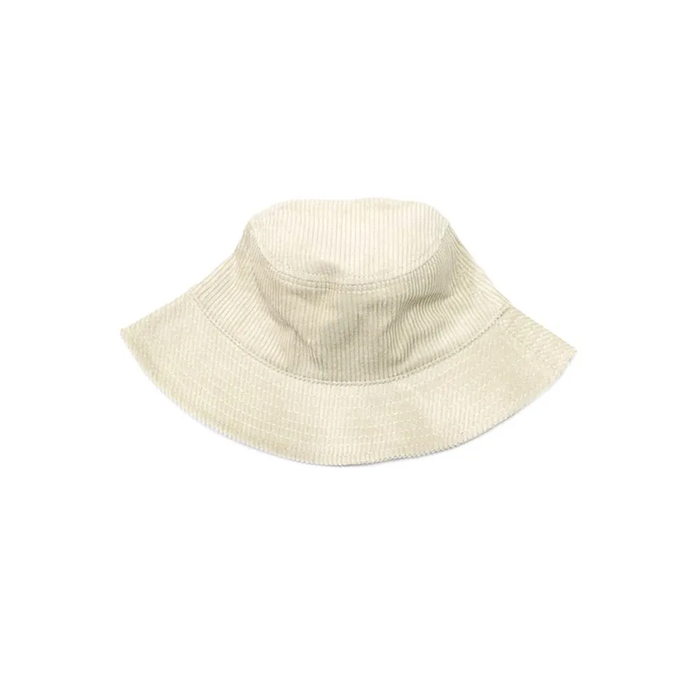 Corduroy Bucket Hat (Beige)