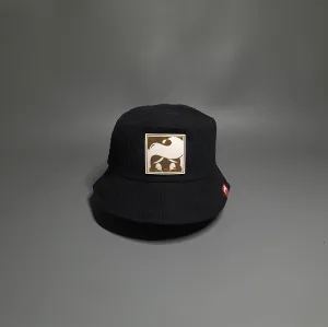 CORDUROY BUCKET HAT - BLACK